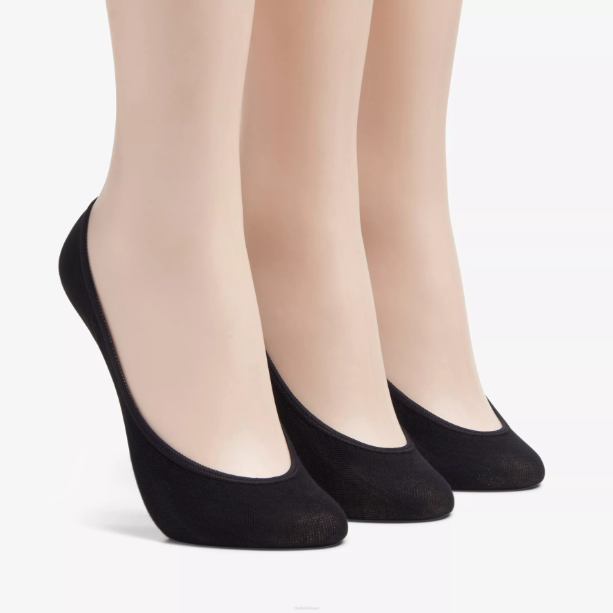 Clarks 3 pakuočių kietas pamušalas H2XV633 juoda daugiaspalvė