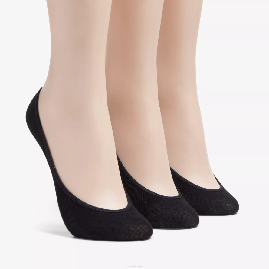 Clarks 3 pakuočių kietas pamušalas H2XV633 juoda daugiaspalvė