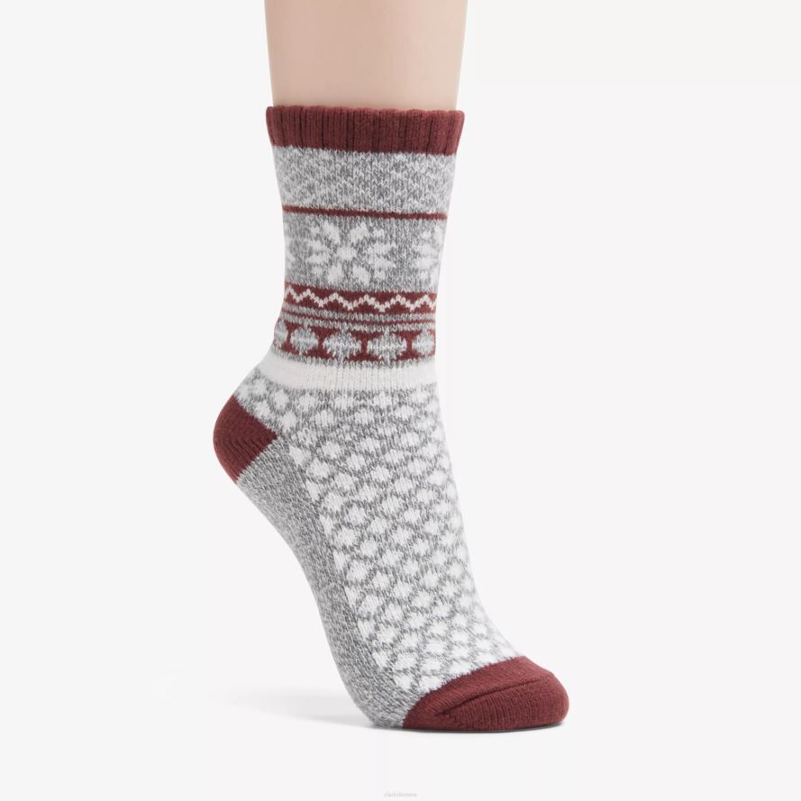 Clarks atostogų šenielė H2XV641 bordo