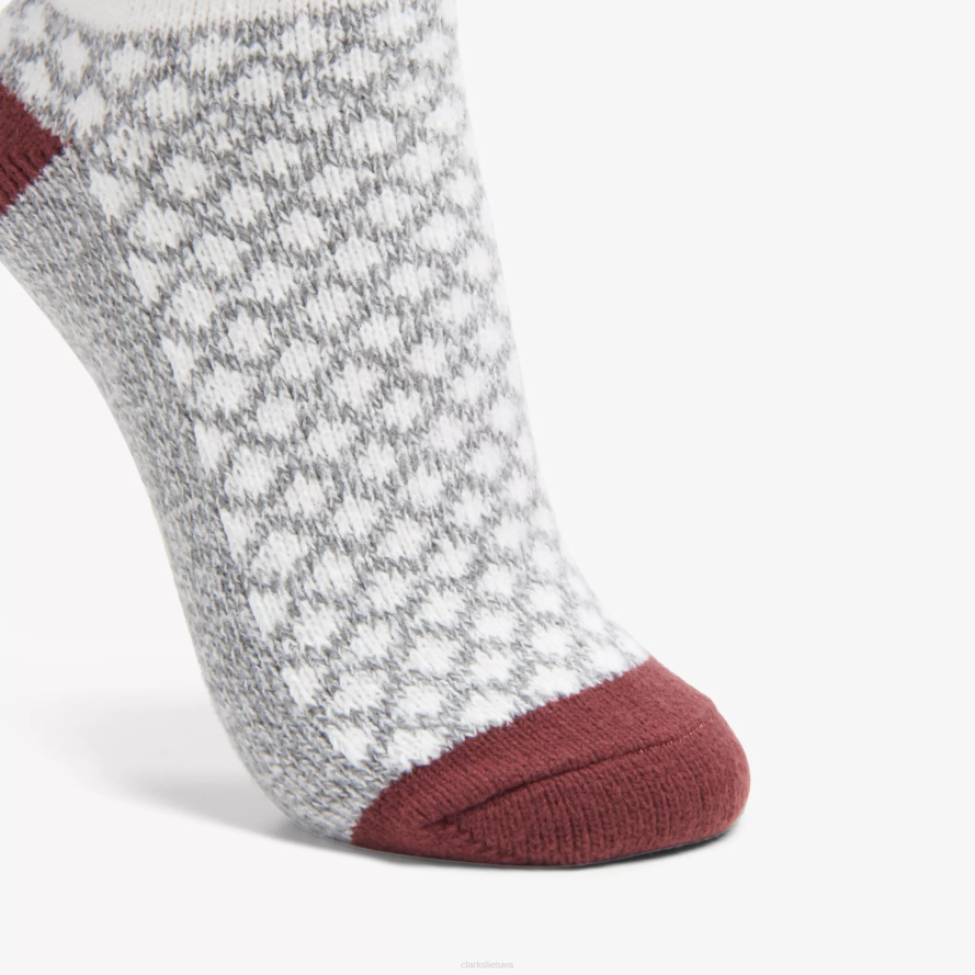 Clarks atostogų šenielė H2XV641 bordo