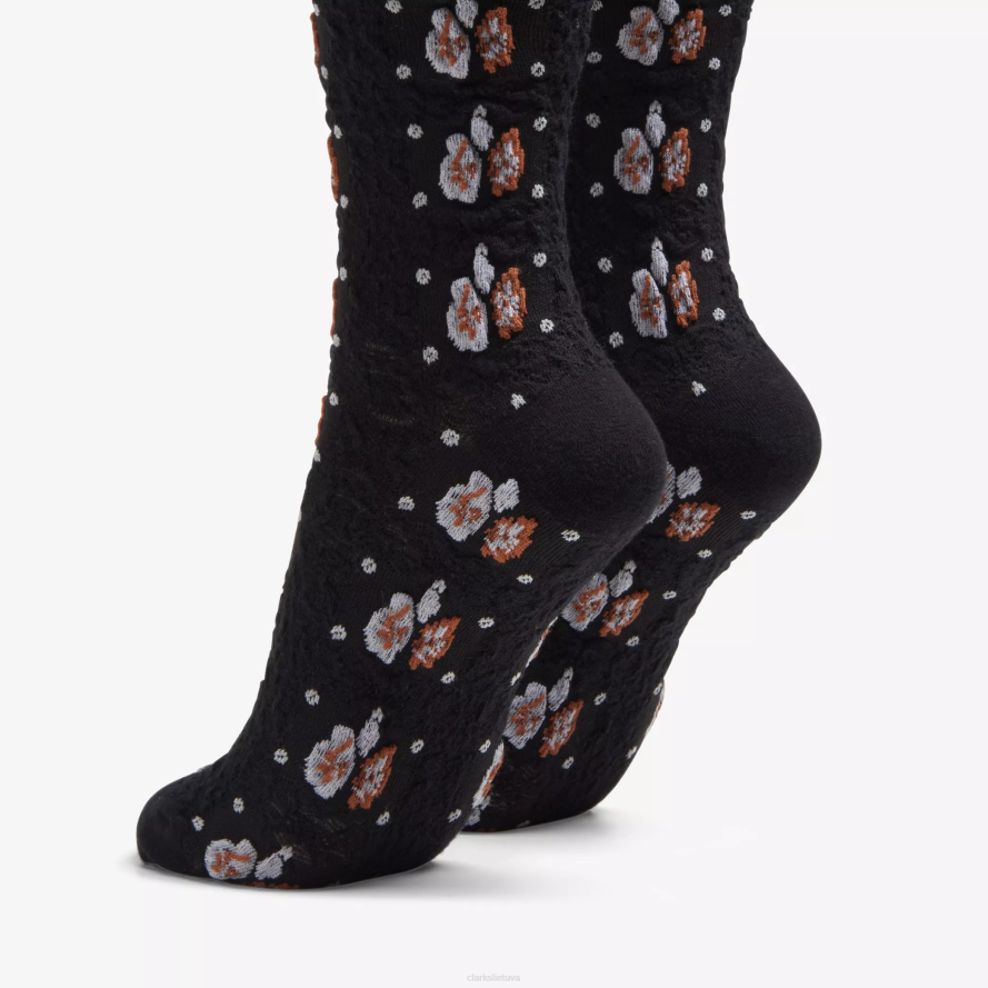 Clarks gėlių komanda H2XV639 juodas