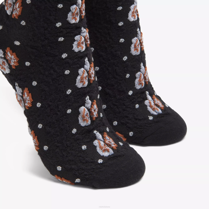 Clarks gėlių komanda H2XV639 juodas