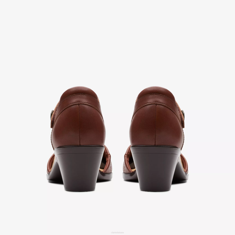 Clarks Emilija 2 ketros H2XV539 britų įdegio oda