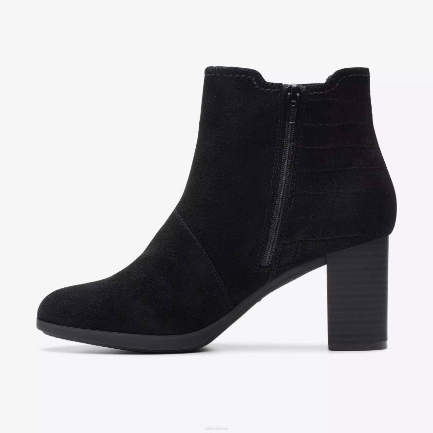 Clarks Bayla rožė H2XV438 juoda zomša