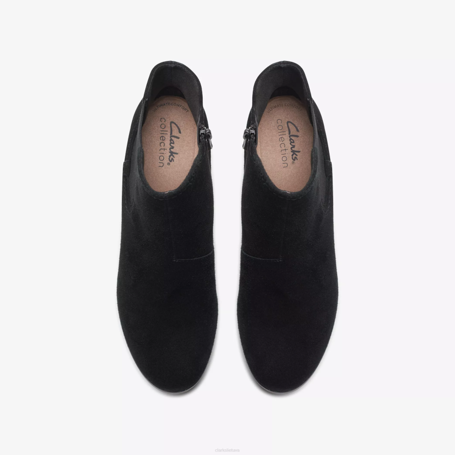 Clarks Bayla rožė H2XV438 juoda zomša