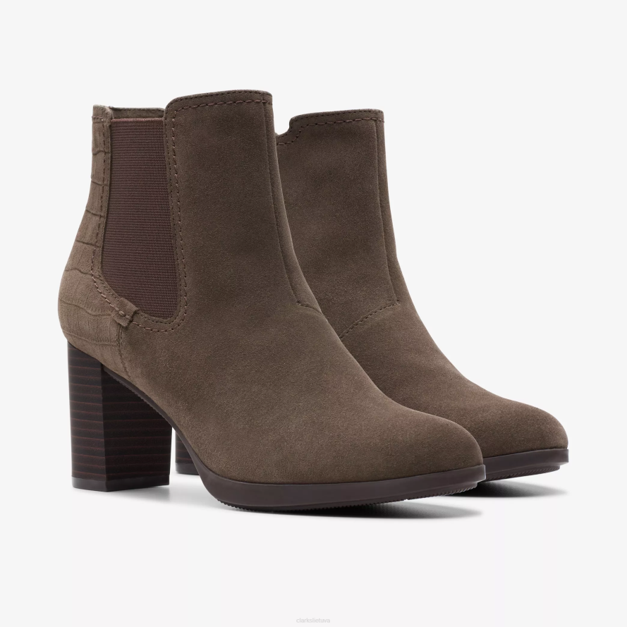 Clarks Bayla rožė H2XV439 šiferio zomša