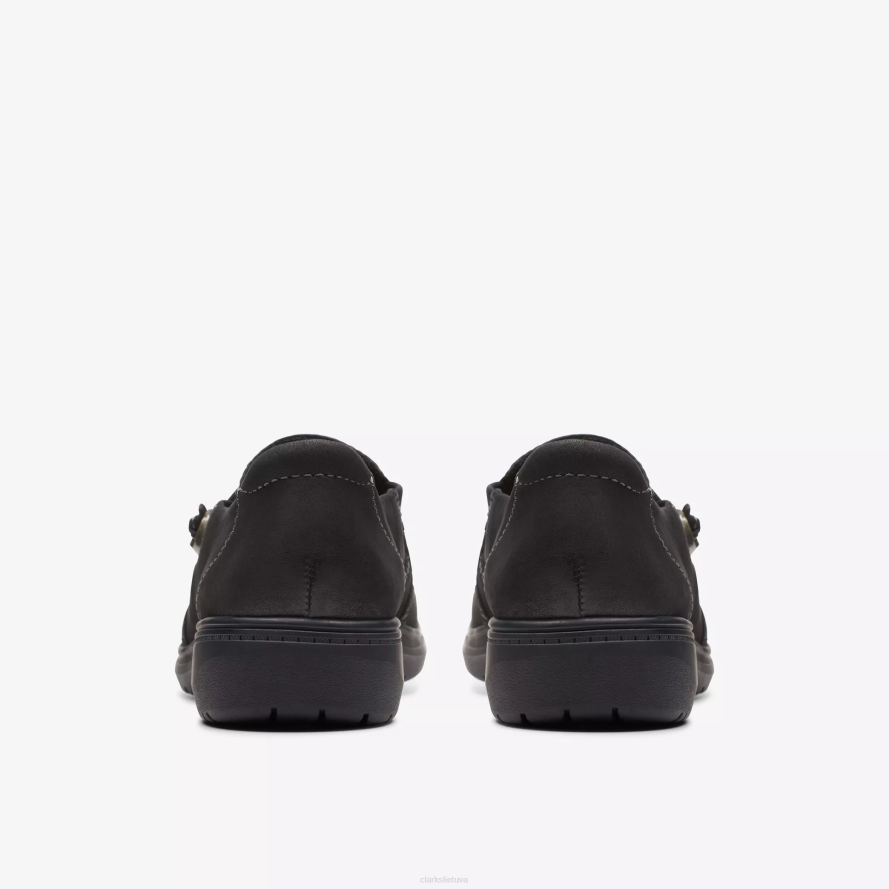 Clarks Carleigh perlas H2XV550 juodas nubukas