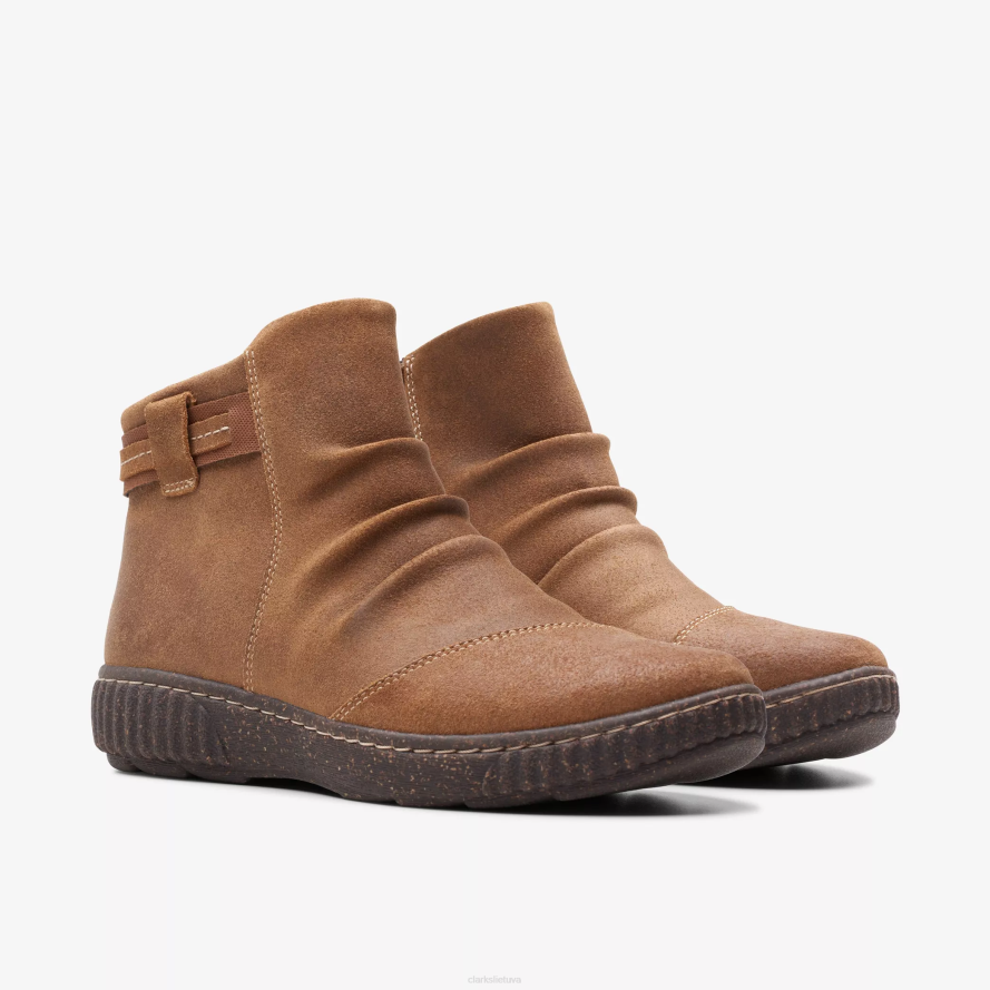 Clarks Karolinos derbis H2XV464 tamsiai įdegio zomša