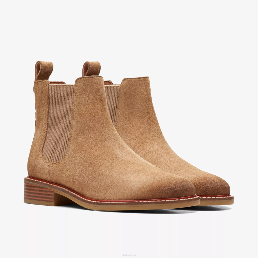 Clarks Kelnas arlo H2XV491 šviesiai įdegio zomša