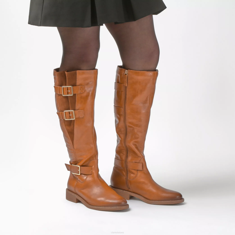 Clarks Kelnas iki H2XV422 britų įdegio oda