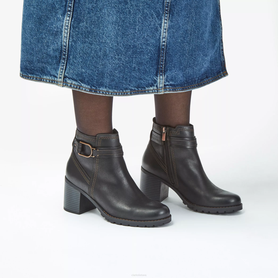 Clarks Leda dirželis H2XV447 juoda oda