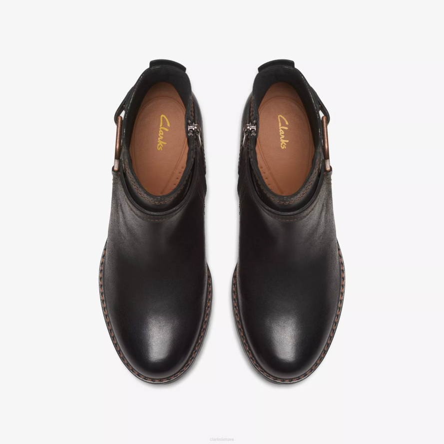 Clarks Leda dirželis H2XV447 juoda oda