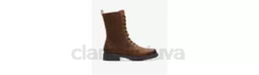 Clarks Orinoco 2 stiliaus H2XV407 bordo spalvos oda