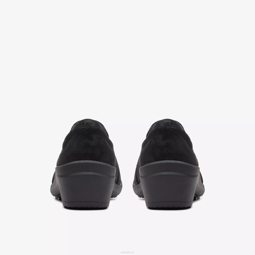 Clarks Taleno tempas H2XV563 juodas palūkanas