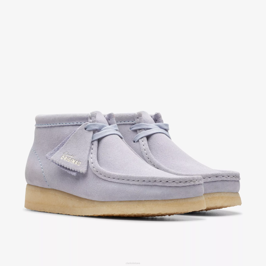 Clarks Wallabee batai H2XV377 debesuota pilka zomša