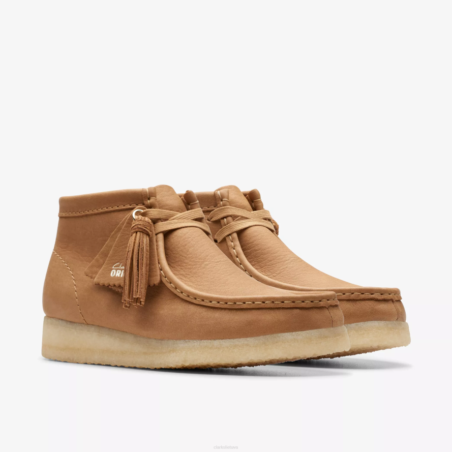 Clarks Wallabee batai H2XV378 vidutinio įdegio oda