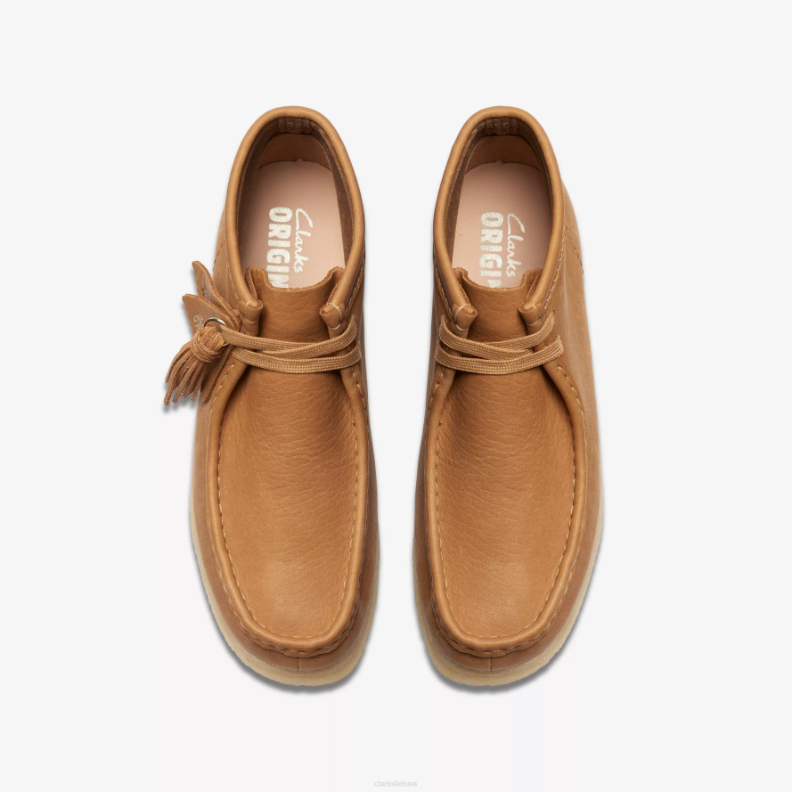 Clarks Wallabee batai H2XV378 vidutinio įdegio oda
