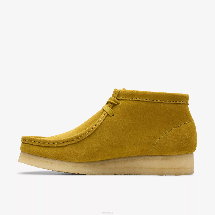 Clarks Wallabee batai H2XV379 alyvuogių zomšos