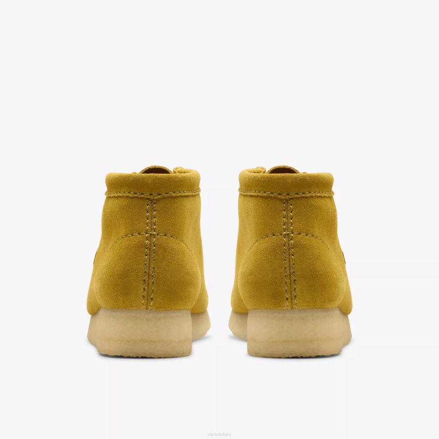 Clarks Wallabee batai H2XV379 alyvuogių zomšos