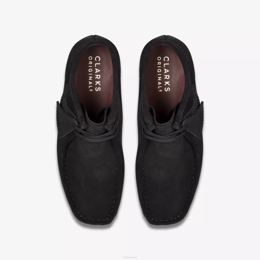 Clarks Wallabee batai H2XV421 juoda zomša