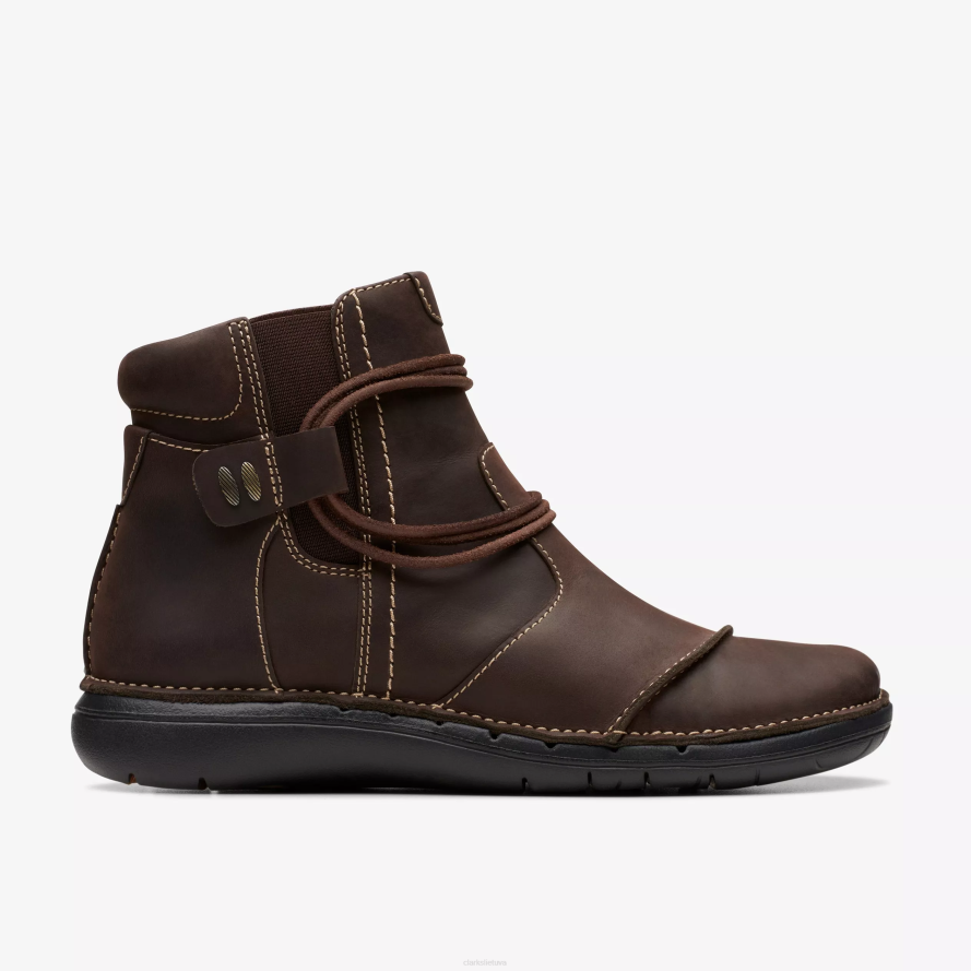 Clarks atšaukti kilpą H2XV440 tamsiai ruda oda