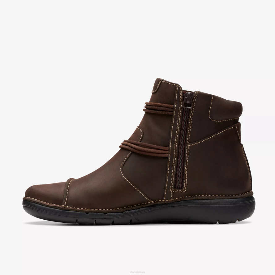 Clarks atšaukti kilpą H2XV440 tamsiai ruda oda