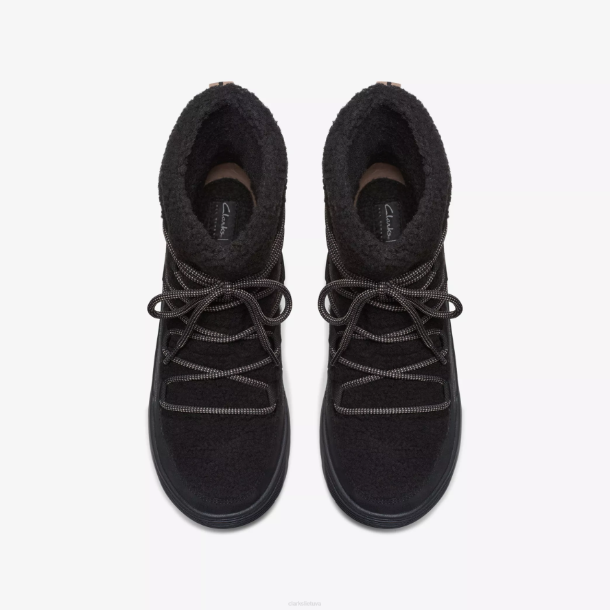 Clarks atl hike up atsparus vandeniui H2XV481 juodas šiltas derinys