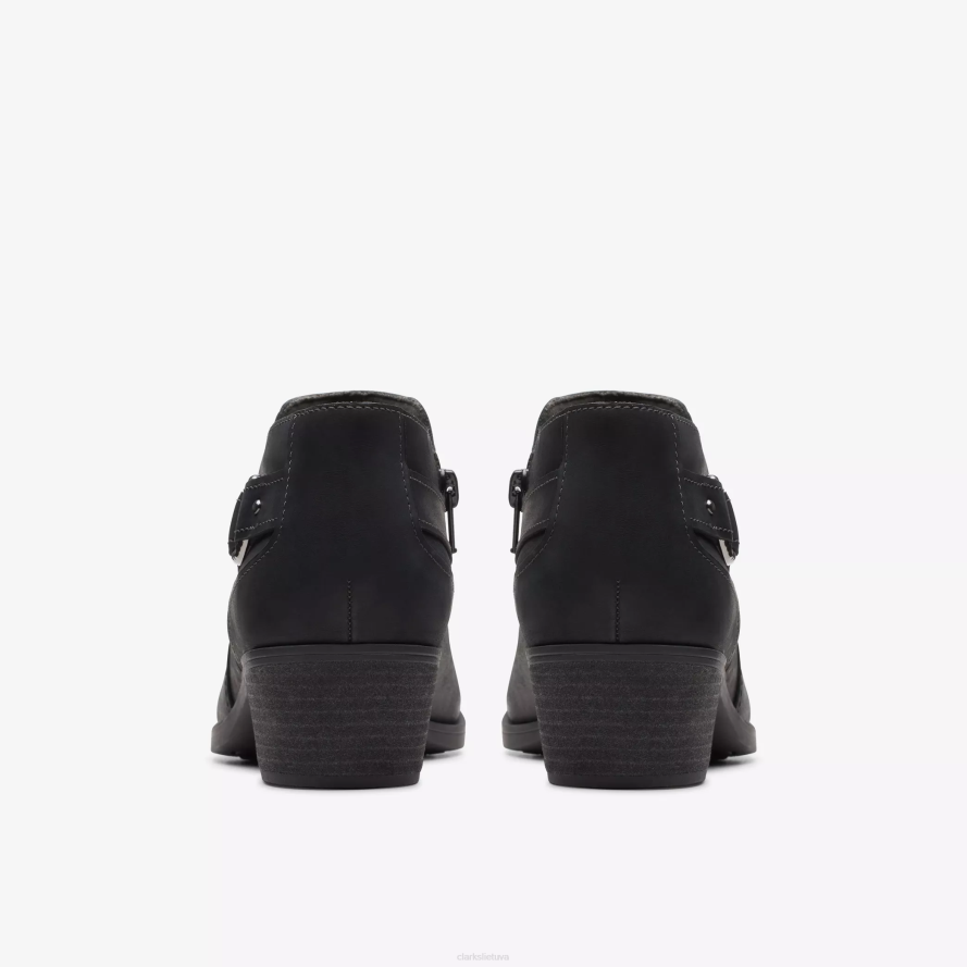 Clarks charlten grace H2XV428 juoda aliejinė oda