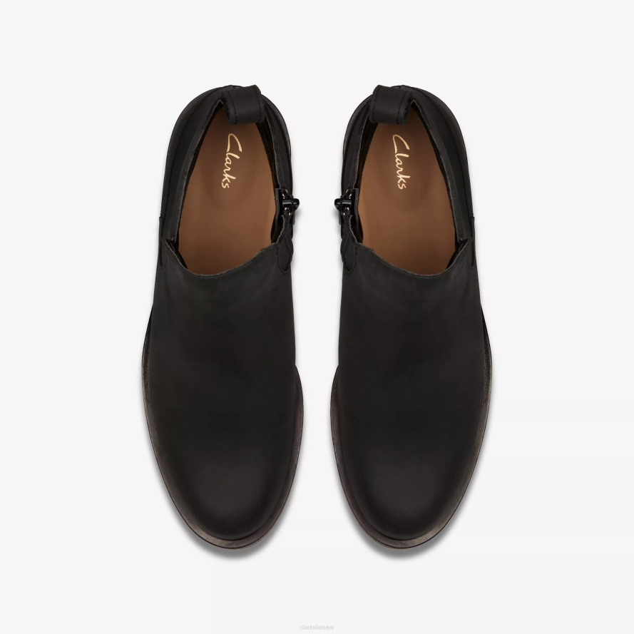 Clarks memi užtrauktukas H2XV493 juoda oda