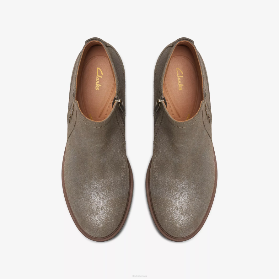 Clarks neva lo H2XV431 taupus metalinis