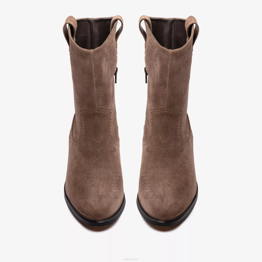 Clarks octavia aukštyn H2XV385 taupe zomša