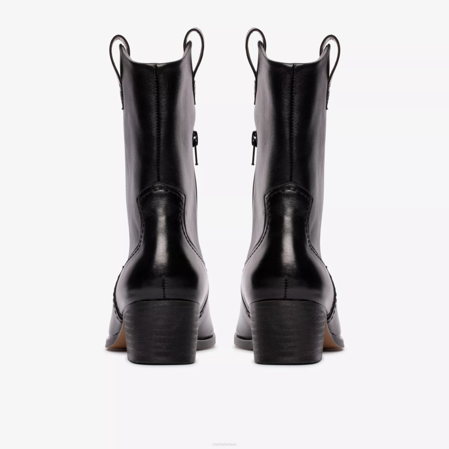 Clarks octavia aukštyn H2XV387 juoda oda