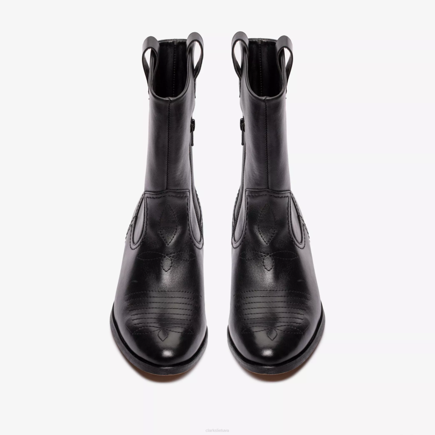 Clarks octavia aukštyn H2XV387 juoda oda