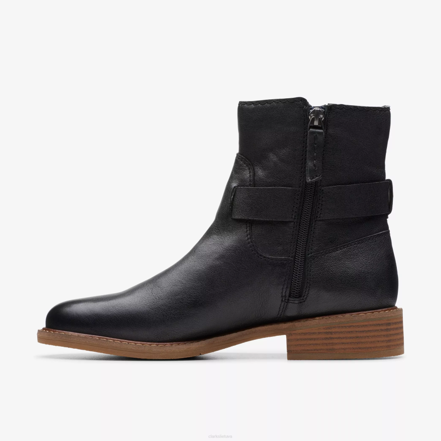 Clarks odekolono dirželis H2XV460 juoda oda