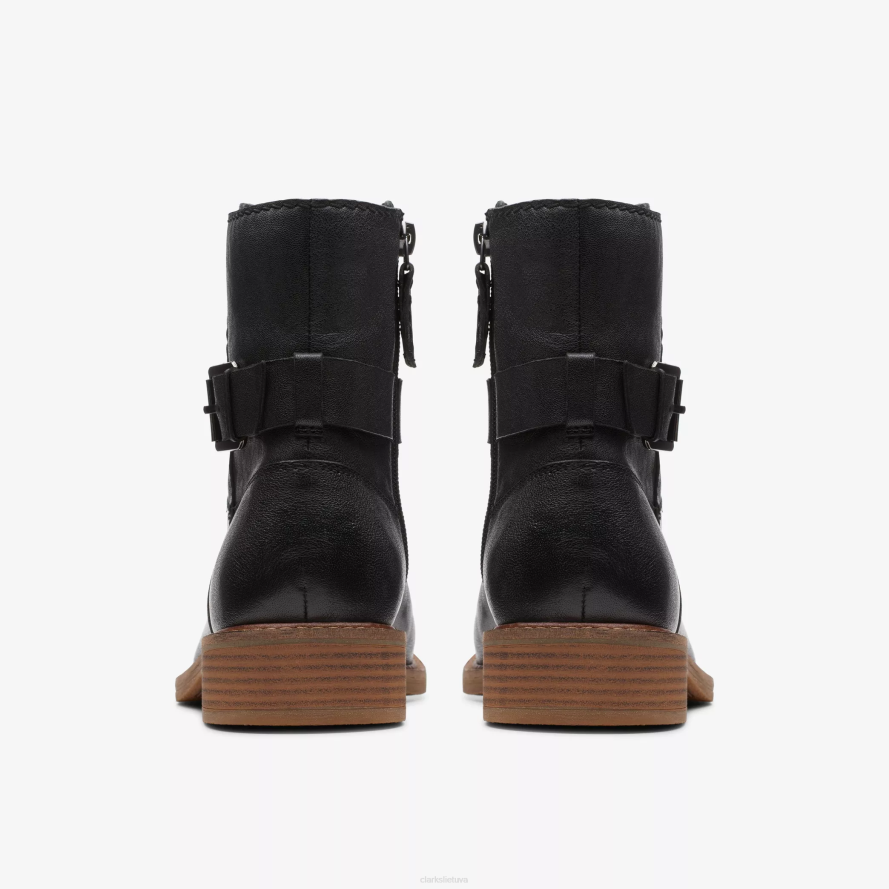 Clarks odekolono dirželis H2XV460 juoda oda