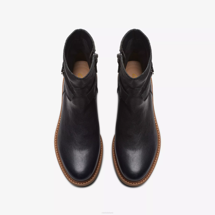 Clarks odekolono dirželis H2XV460 juoda oda