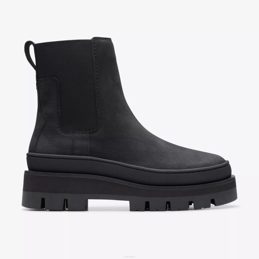 Clarks orianna 2 top H2XV470 juodas nubukas