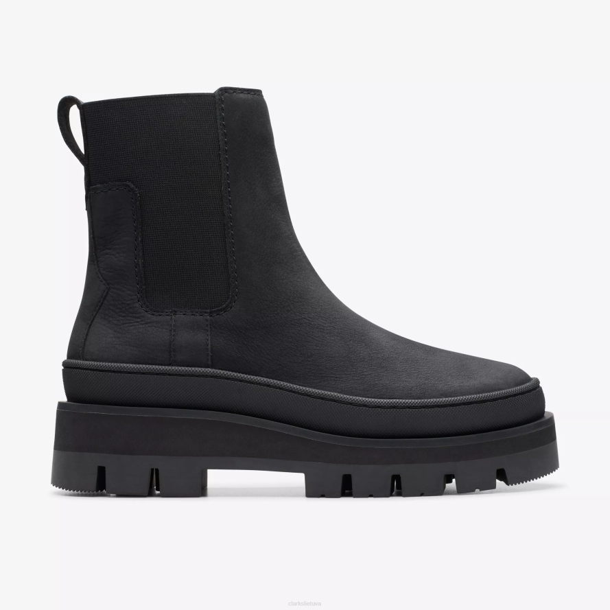 Clarks orianna 2 top H2XV470 juodas nubukas