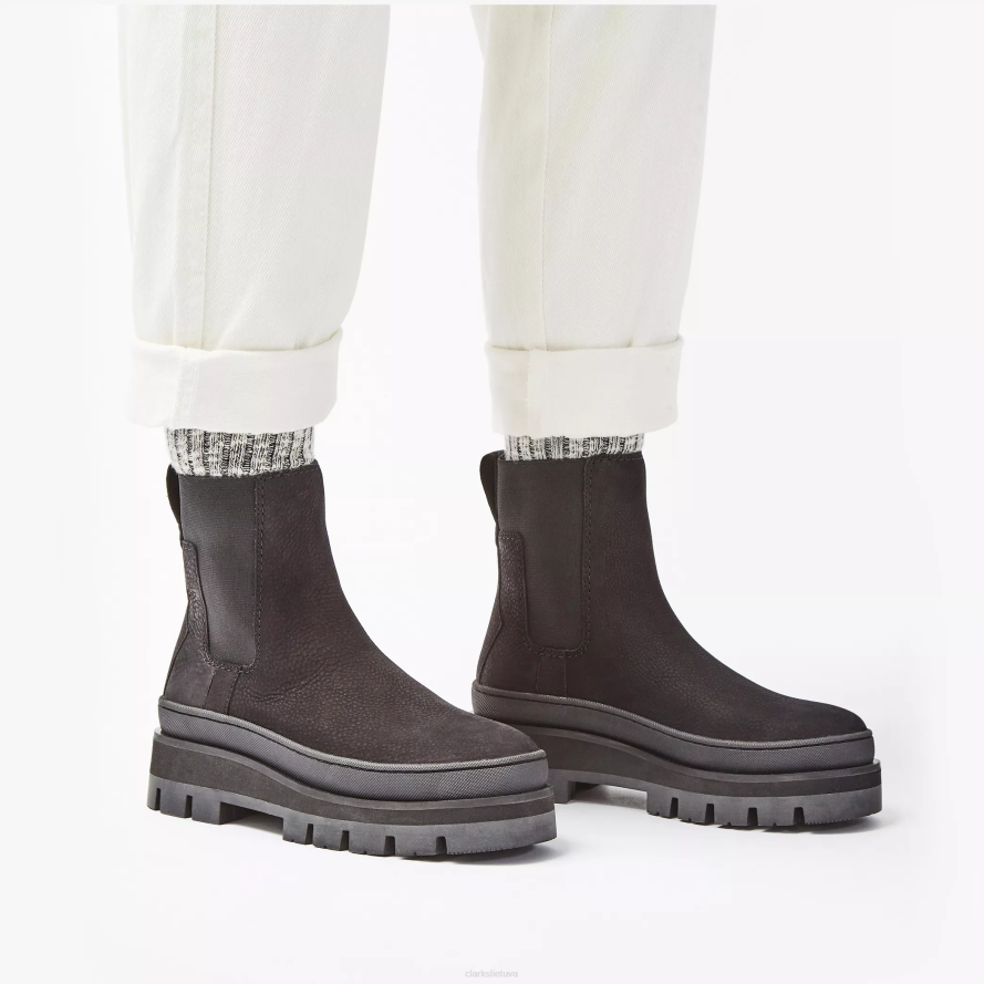 Clarks orianna 2 top H2XV470 juodas nubukas