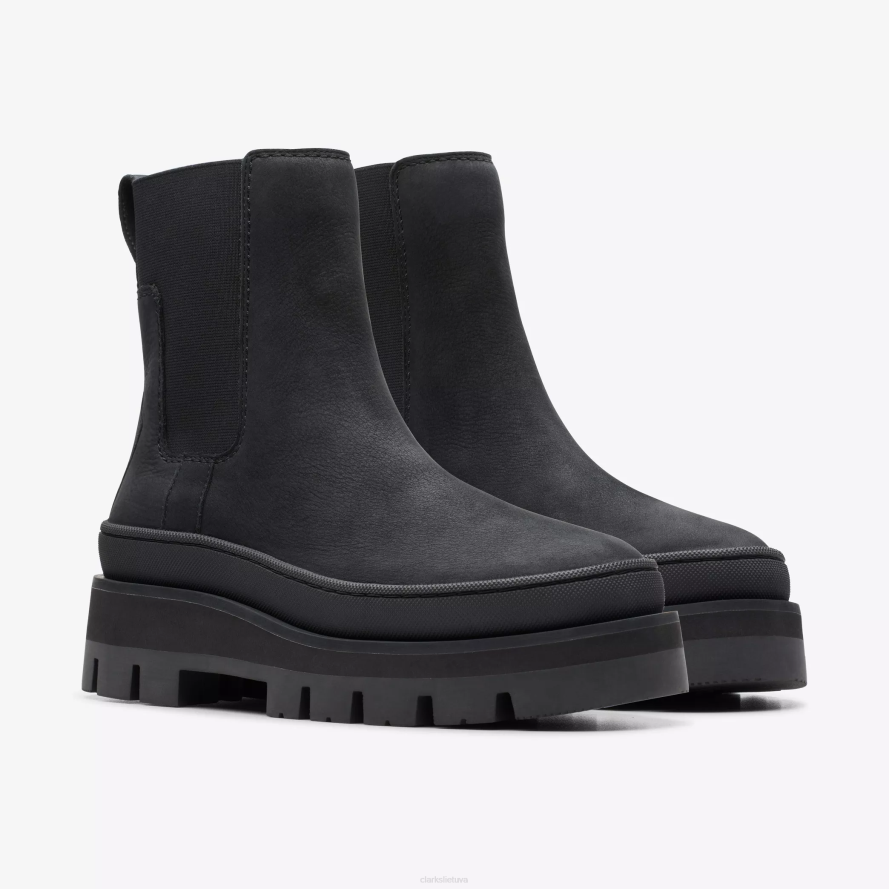 Clarks orianna 2 top H2XV470 juodas nubukas