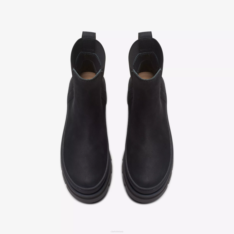 Clarks orianna 2 top H2XV470 juodas nubukas