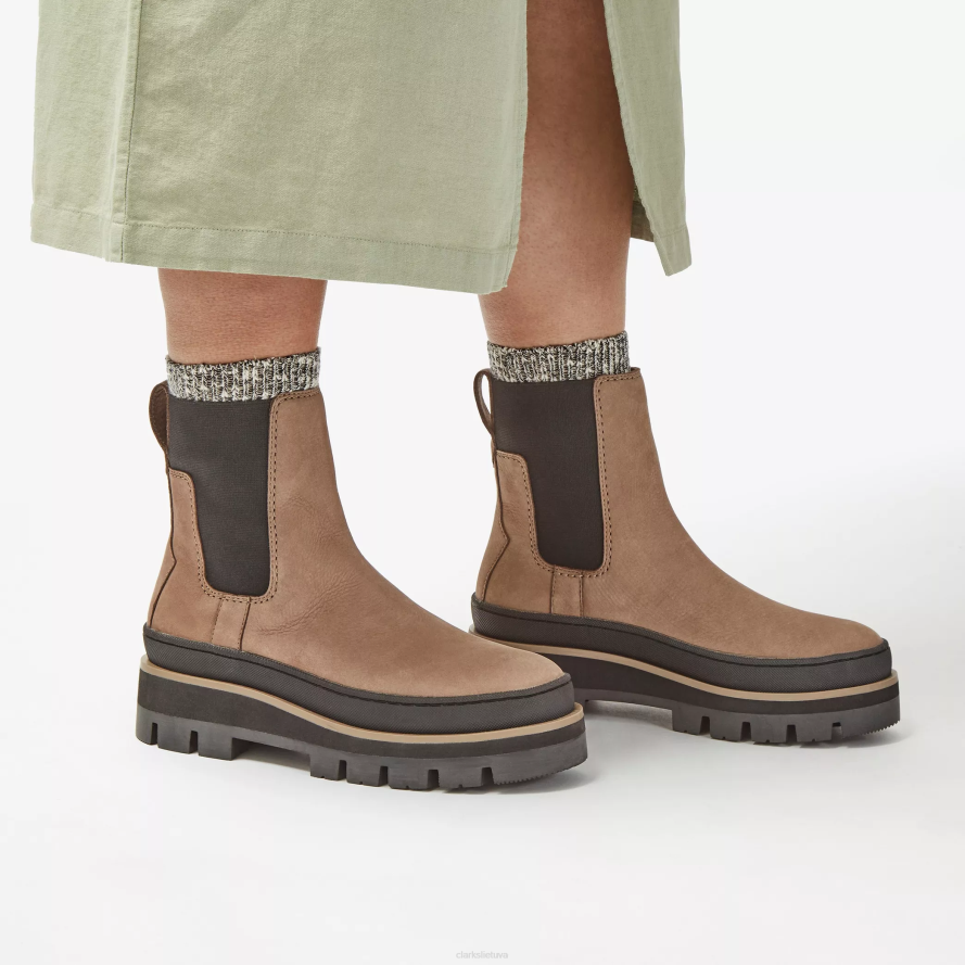 Clarks orianna 2 top H2XV471 akmenukas nubukas