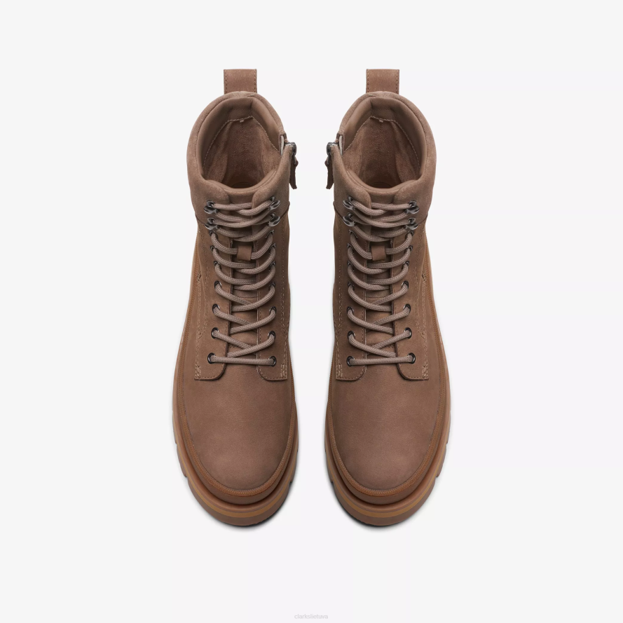 Clarks orianna 2 žygis H2XV473 akmenukas nubukas