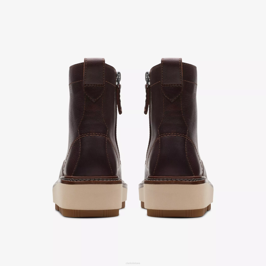 Clarks oriannos nėriniai H2XV457 tamsiai ruda oda
