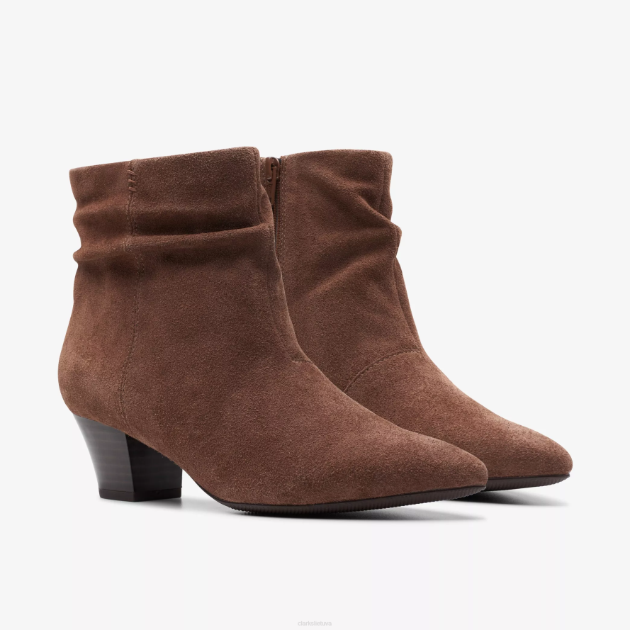 Clarks teresa praleisti H2XV435 taupe zomša