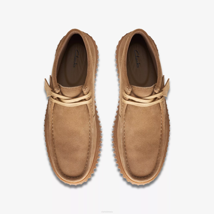 Clarks torhill labas H2XV389 tamsaus smėlio zomšos