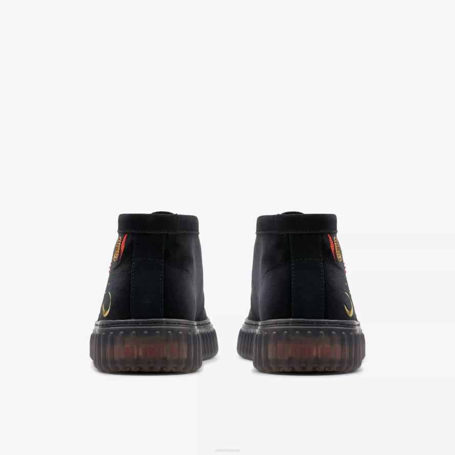 Clarks torhill labas H2XV390 juodas aksomas