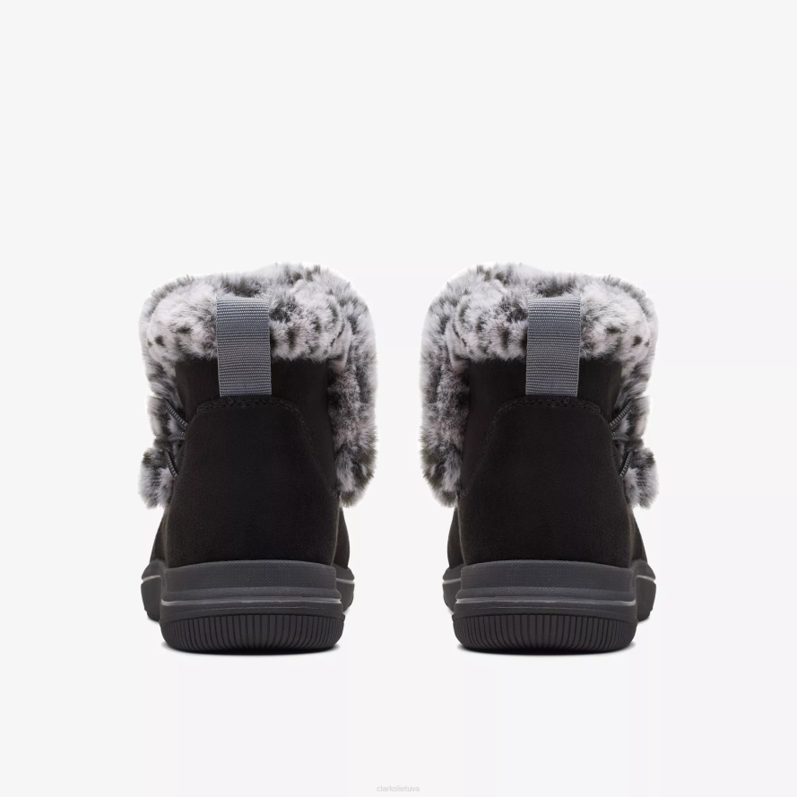 Clarks vėjo kailis H2XV414 juodas