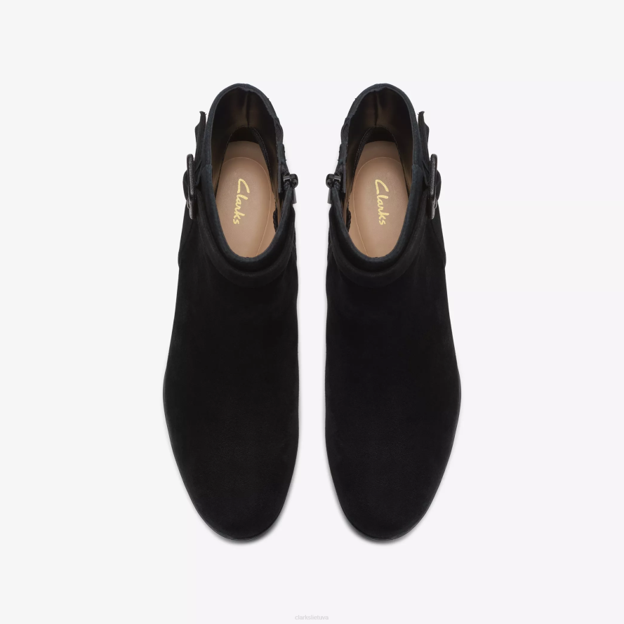 Clarks vandeniui atsparus loken užtrauktukas H2XV442 juoda zomša