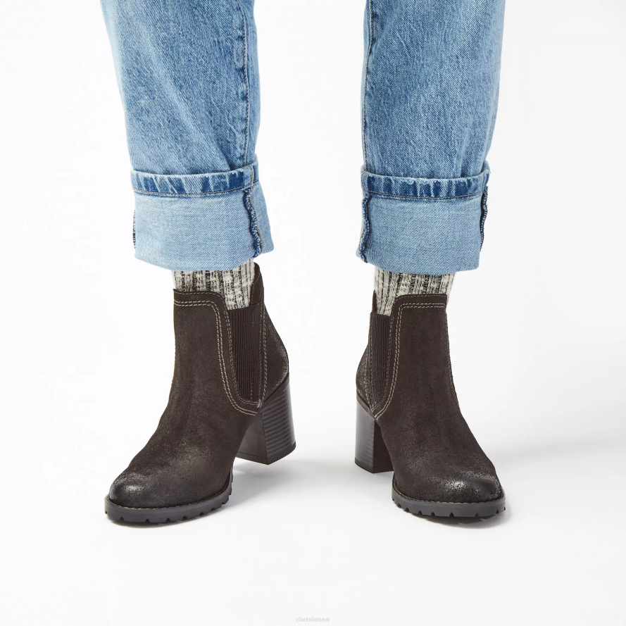 Clarks veda aukštyn H2XV445 juoda zomša